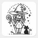Search for witchs cat stickers Magic