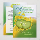 Search for 1st wedding anniversary invitations Flowers