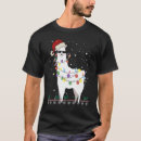 Search for alpaca christmas tshirts Santa