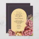 Search for unique shower wedding invitations Gold