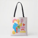 Search for elmo and cookie monster tote bags Children