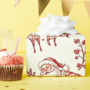 Search for christmas toile wrapping paper Santa