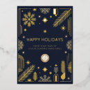 Search for dark blue christmas cards Luxurious