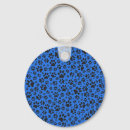 Search for blue polka dot pattern key rings Black