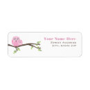 Search for girl owl return address labels Girl baby shower