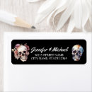 Search for halloween return address labels Skeletons