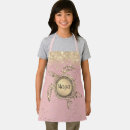Search for gold and pink aprons Girl