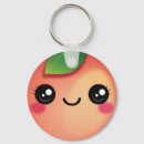 Search for peach fruit key rings Cute