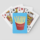 Search for fast food playing cards Fries