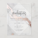 Search for marble graduation invitations High school