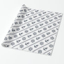 Search for navy blue and white wrapping paper Nautical