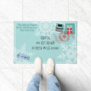 Search for snowflake doormats Blue