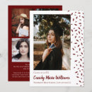 Search for maroon and white graduation invitations Simple