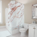 Search for rose gold marble shower curtains Foil