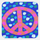 Search for orange peace sign stickers Groovy