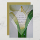 Search for calla lily wedding invitations Floral