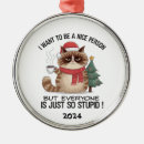 Search for grumpy cat christmas tree decorations Xmas