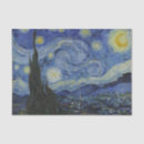 Search for starry night tissue paper Vincent van gogh