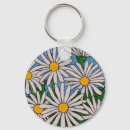 Search for yellow daisy key rings White