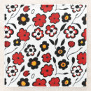 Search for black and white tile coasters Pattern