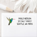 Search for wildlife return address labels Watercolor