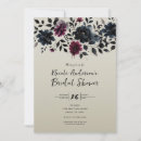 Search for midnight blue bridal shower invitations Watercolor