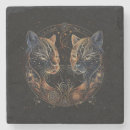 Search for artistic cat coasters Kitty