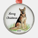 Search for german shepherd dog christmas tree decorations Animal