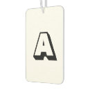 Search for initial car air fresheners Black white