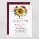 Search for sunflower engagement party invitations Floral