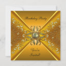 Search for formal 80th birthday invitations Gold