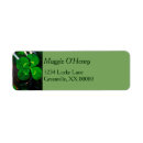 Search for clover return address labels Shamrocks