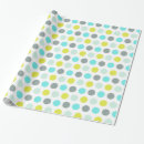 Search for yellow polka dot wrapping paper Modern
