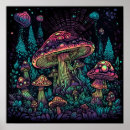 Search for psychedelic posters Mushroom
