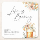Search for love is brewing coasters Watercolor