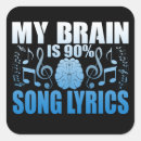 Search for lyric stickers Music