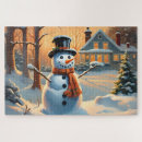 Search for snowman puzzles Winter