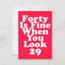 Search for 40th birthday thank you cards Fortieth