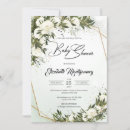 Search for olive green and gold invitations Neutral spring nature garden