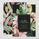 Search for tropical 1st birthday invitations Flower