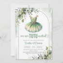 Search for tutu baby pregnancy invitations Watercolor