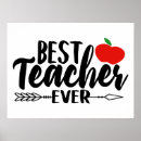 Search for best teacher ever posters School