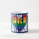 Search for i love rainbows mugs Gay