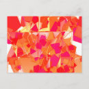 Search for hot pink and orange postcards Abstract