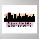 Search for albany posters City skyline