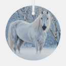 Search for glass christmas tree decorations Horse