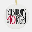 Search for 40th birthday christmas tree decorations Forty