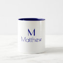 Search for dark blue mugs Typography