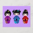 Search for kokeshi postcards Cute