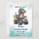 Search for t rex birthday invitations Monster truck